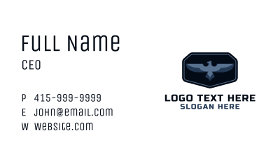 Esport Eagle Badge Business Card Image Preview