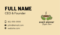 Herbal Hot Coffee Business Card Image Preview