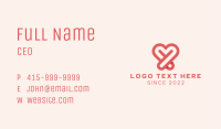 Romantic Dating Heart Business Card Image Preview