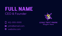 Paint Splatter Skull Graffiti  Business Card Image Preview