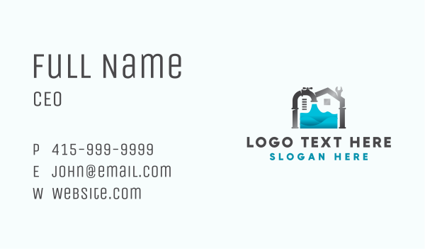 Pipe Faucet Plumbing Business Card Design Image Preview