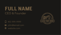 Vintage Roofing Badge Business Card Image Preview