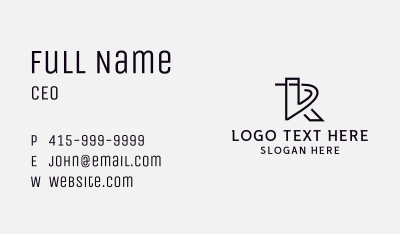 Property Interior Design Firm Business Card Image Preview