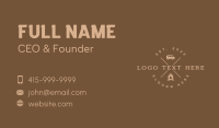 Campfire Adventure Trip Business Card Image Preview