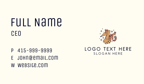 Greyhound Dog Scarf Business Card Design Image Preview