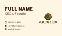 Forestry Woodcutter Tool Business Card Image Preview