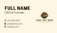 Forestry Woodcutter Tool Business Card Design