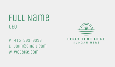 Grass Lawn Garden Business Card Image Preview