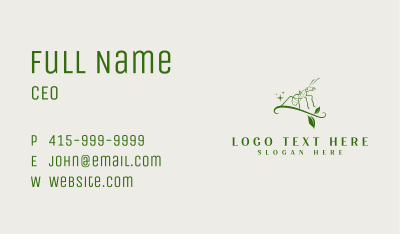 Insect Ant Leaf Business Card Image Preview