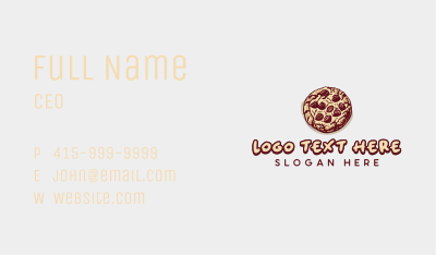 Sweet Chocolate Cookie Business Card Image Preview