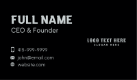 Tall Urban Punk Business Card Image Preview
