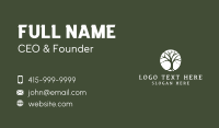 Organic Tree Garden Business Card Preview