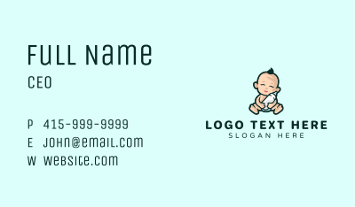 Pediatric Baby Child Business Card Image Preview