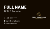 Artificial Intelligence Technology Business Card Design