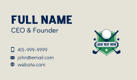 Golf Club Ball Business Card Image Preview