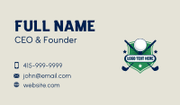 Golf Club Ball Business Card Image Preview