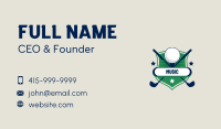 Golf Club Ball Business Card Image Preview