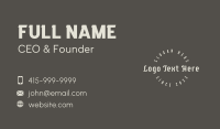 Round Business Badge Business Card Image Preview