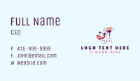 Dog Broom Cleaning Business Card Image Preview