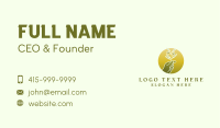 Nature Olive Leaf Business Card Design