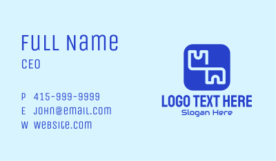 Key Password App  Business Card Image Preview