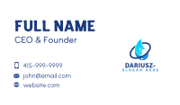 Fresh Drinking Water Business Card Design