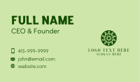 Natural Elegant Wreath  Business Card Image Preview