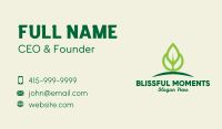 Eco Leaf Sprout Business Card Image Preview