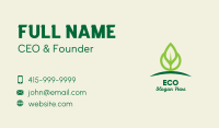 Eco Leaf Sprout Business Card Image Preview