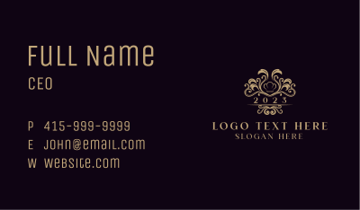 Luxury Restaurant Dining Business Card Image Preview