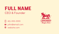 Star Horse Pony Business Card Image Preview