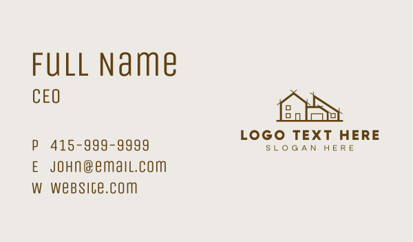 Housing Design Architecture Business Card Design Image Preview