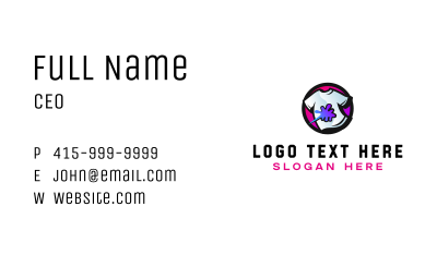T Shirt Paint Print Business Card Image Preview