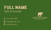 Brown Farm Cow  Business Card Preview