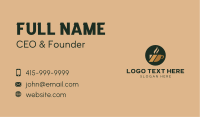 Hot Coffee Cup Business Card Design