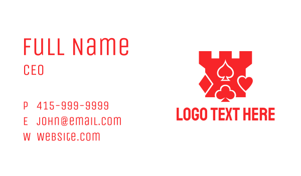 Tower Card Symbols Business Card Design Image Preview