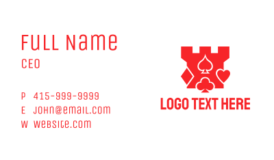 Tower Card Symbols Business Card Image Preview