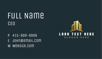 Contractor Building Realty Business Card Image Preview