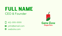 Watermelon Juice Cup Business Card Image Preview