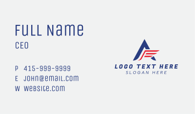 Fast Wing Delivery Business Card Image Preview