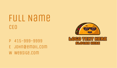 Cool Taco Restaurant  Business Card Image Preview