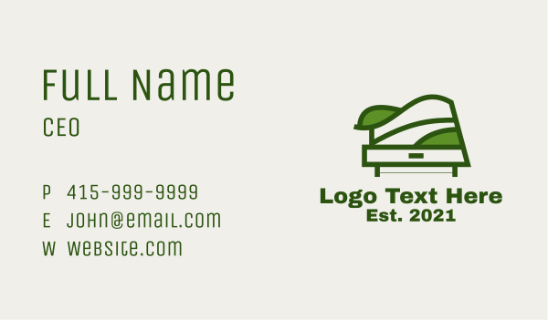 Green Table Shelf Design  Business Card Design Image Preview