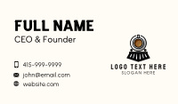 Coffee Train Business Card Image Preview