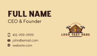 Hammer Carpentry Builder Business Card Design