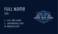 Truck Logistics Cargo Business Card Image Preview