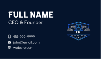 Truck Logistics Cargo Business Card Image Preview