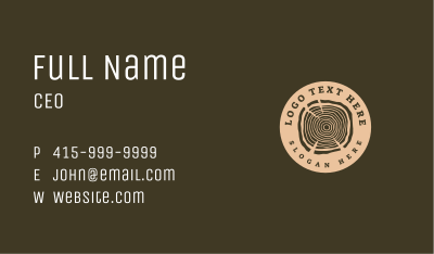 Woodcraft Workshop Business Card Image Preview