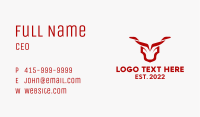 Bull Cow Meat Shop  Business Card Image Preview