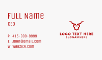 Bull Cow Meat Shop  Business Card Image Preview