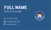 Cute Donut Kid Business Card Image Preview